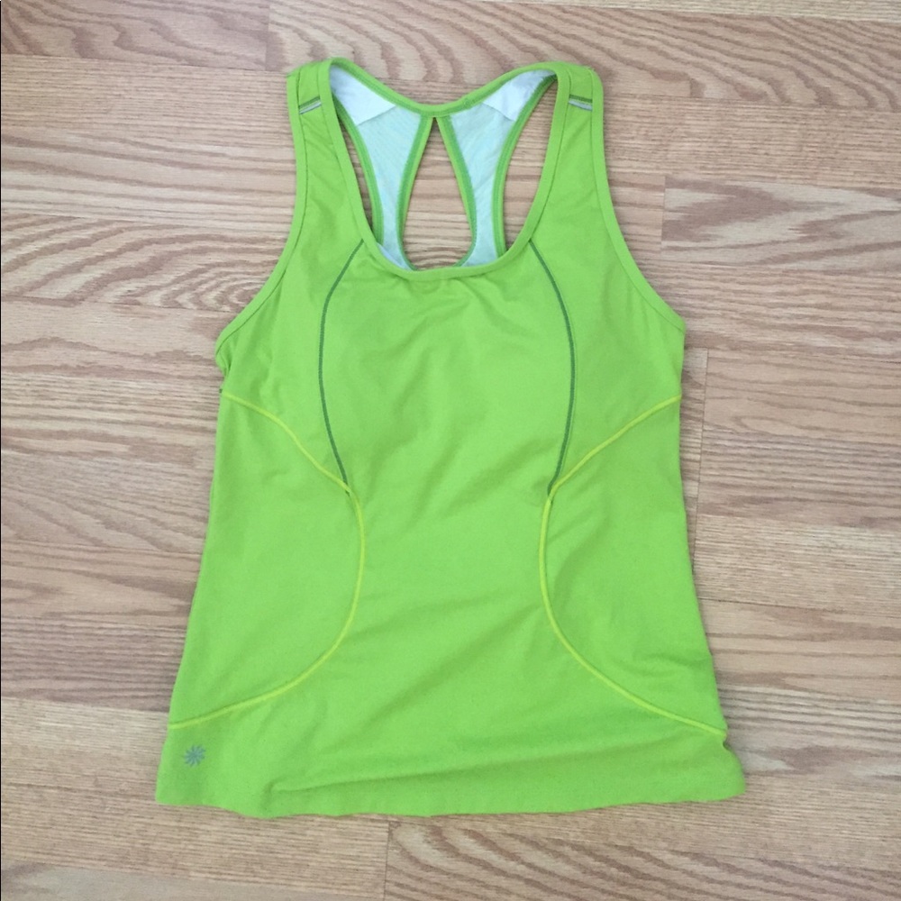 Lime green reflective athletic top MOVING OUT SALE