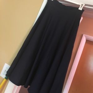 French connection midi skirt navy