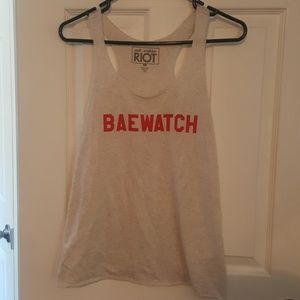 Riot baewatch tank top