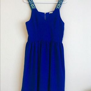 Francesca's Cobalt Blue Dress size L