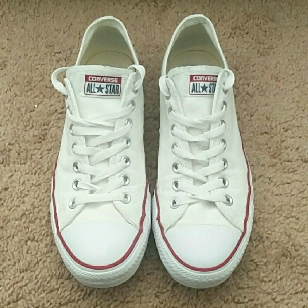Converse All Stars white low-tops