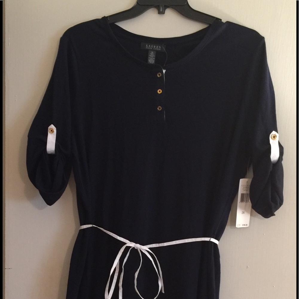 Lauren Ralph Lauren Navy Dress