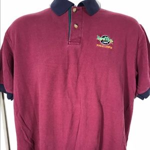 Hard Rock Cafe Kuala Lumpur Mens  Polo  Shirt