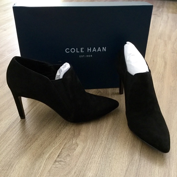 Cole Haan Shoes - Cole Haan Allaire black suede ankle bootie