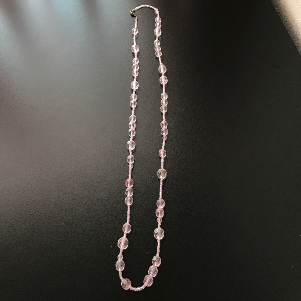Aero light long necklace