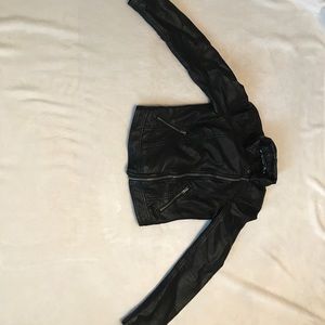 Faux leather jacket