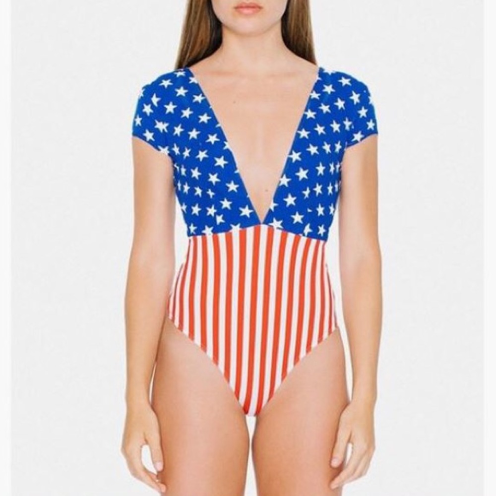 American Apparel thong bodysuit