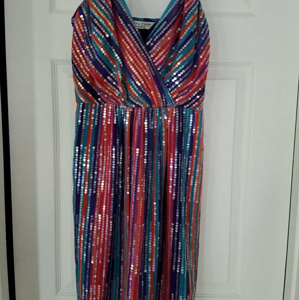 Trina Turk seqin dress