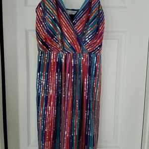 Trina Turk seqin dress