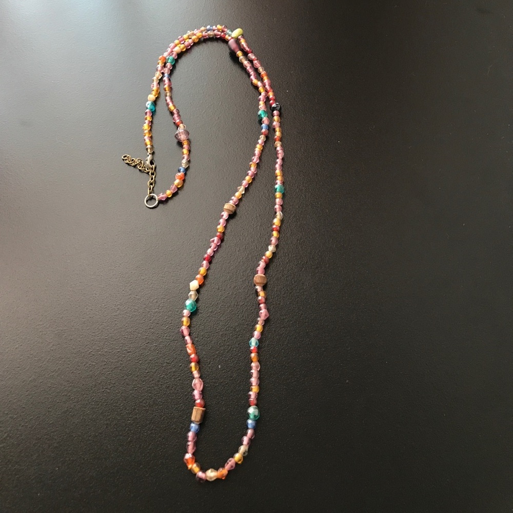 Colorful beaded necklace