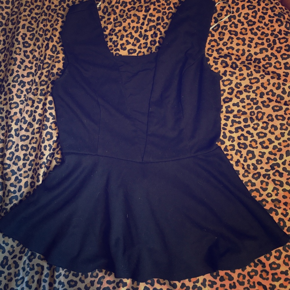 Sheer low cut top