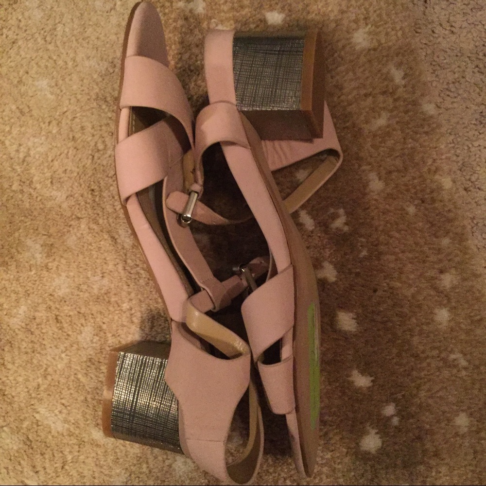 Gently worn French Connection blush size 9 sandals