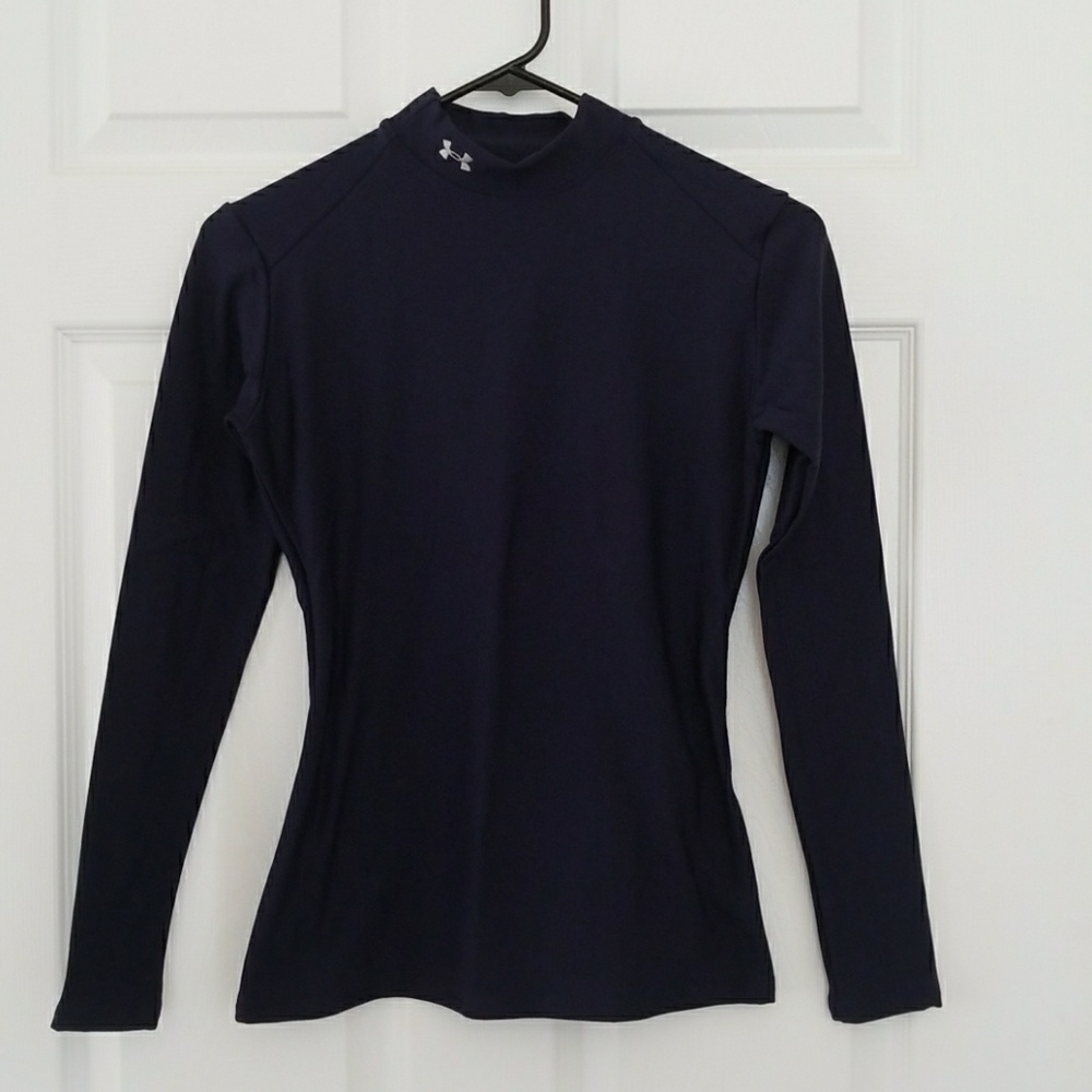 Navy Blue Under Armour Cold Gear Top