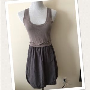 J.Crew Cotton Rosella 2 Tone Grey Dress