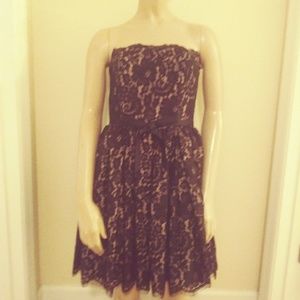 Black lace party/cocktail dress -size 6