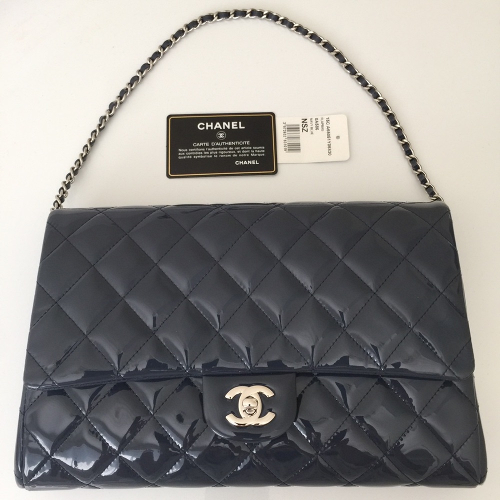 Authentic CHANEL Clutch with Chain