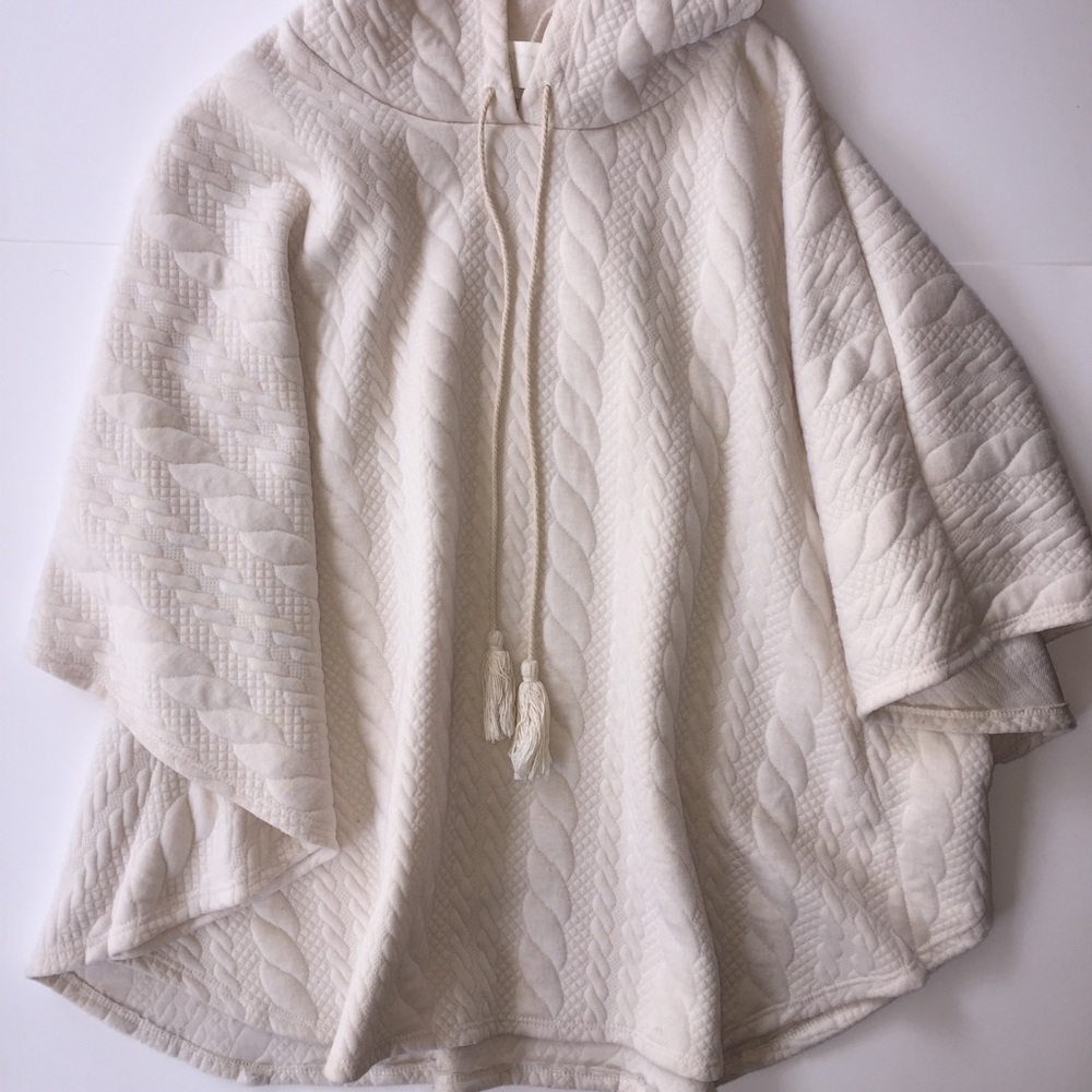 hooded poncho