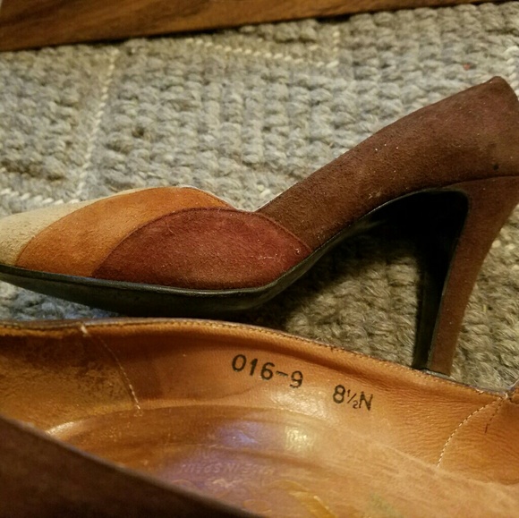 Nickel & Suede Hammered Gold Ninas main image 1