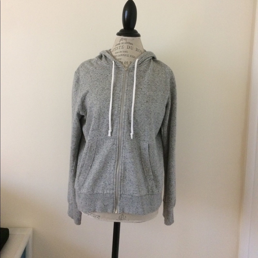H&M Gray Zip Up Hoodie