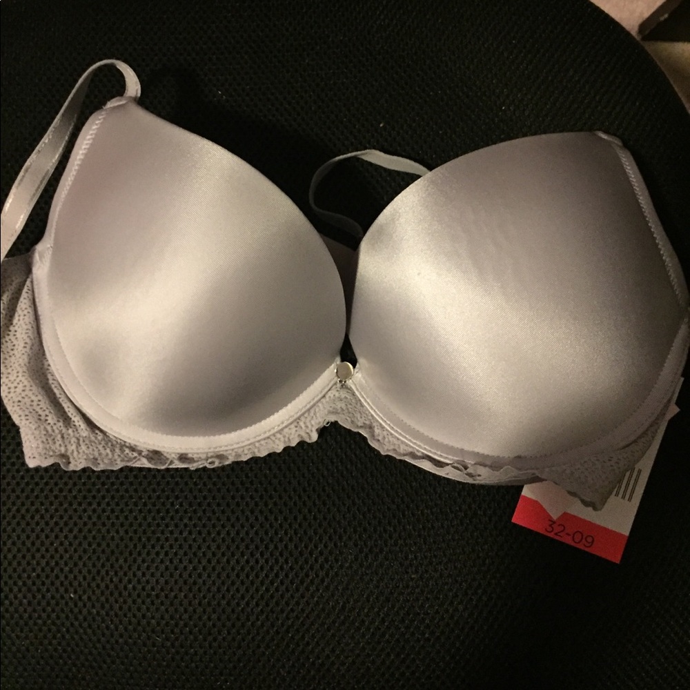 New Full coverage gray bra