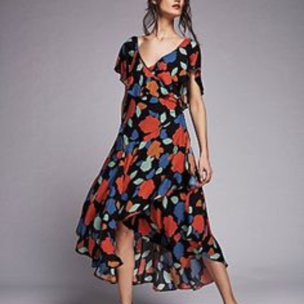 Free People Faye Wrap Dress