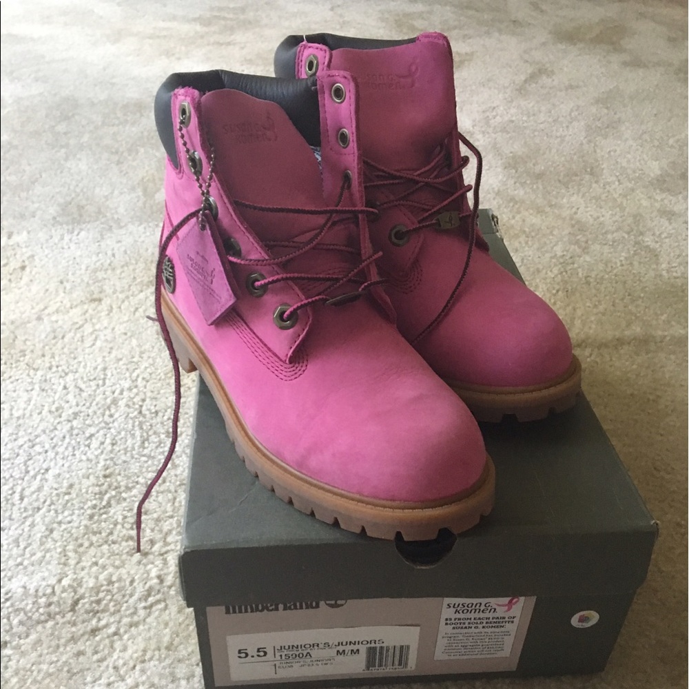 Susan G. Komen Limited Edition Timberlands