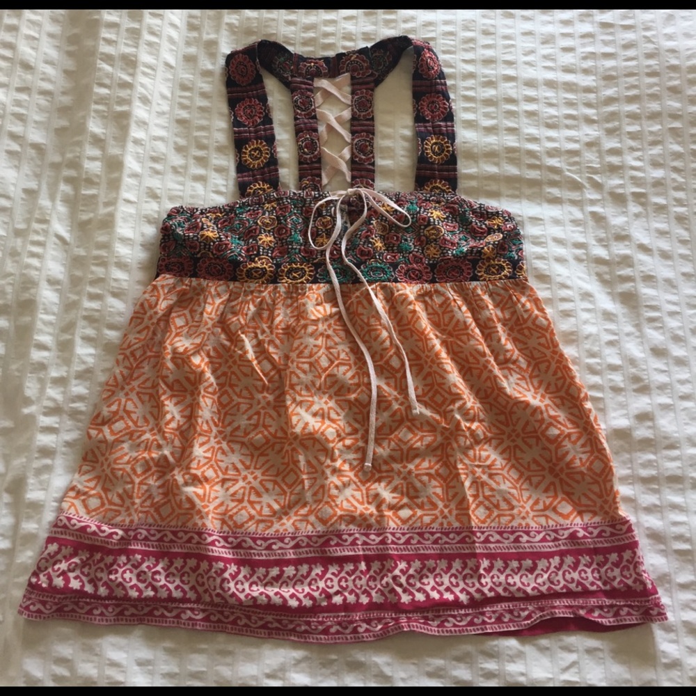Free People embroidered blouse