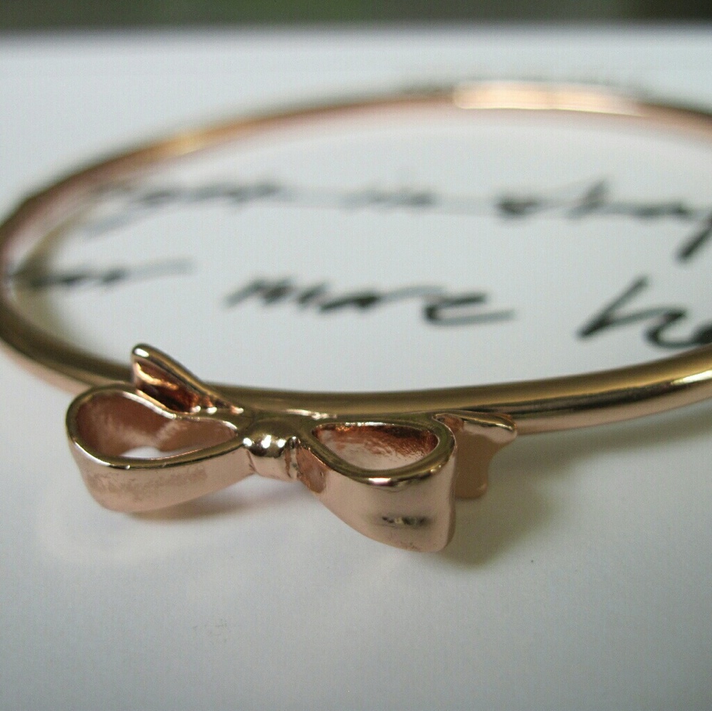 New Kate Spade Skinny Mini Love Note Hinged Bangle