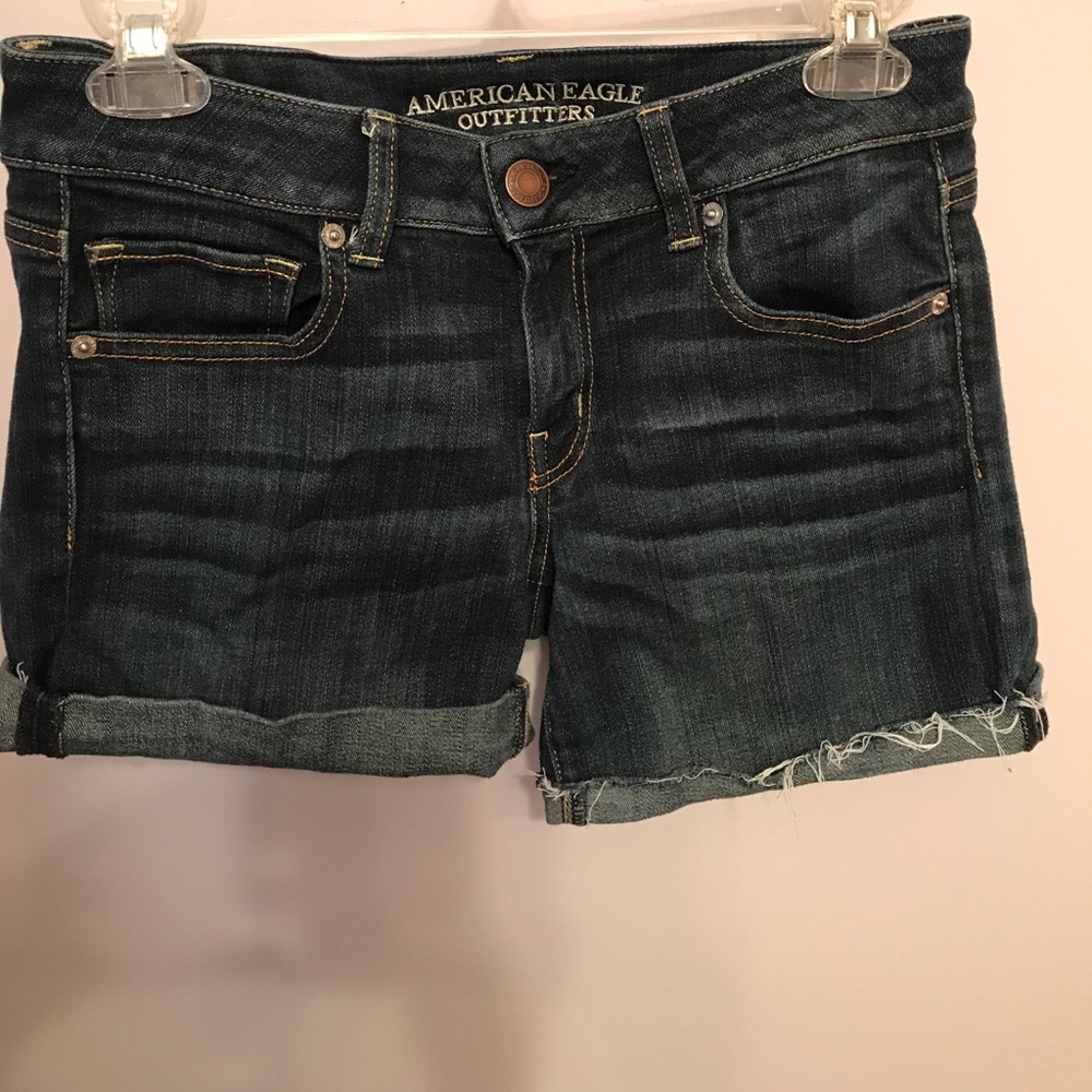 American Eagle "Super Stretch" denim shorts