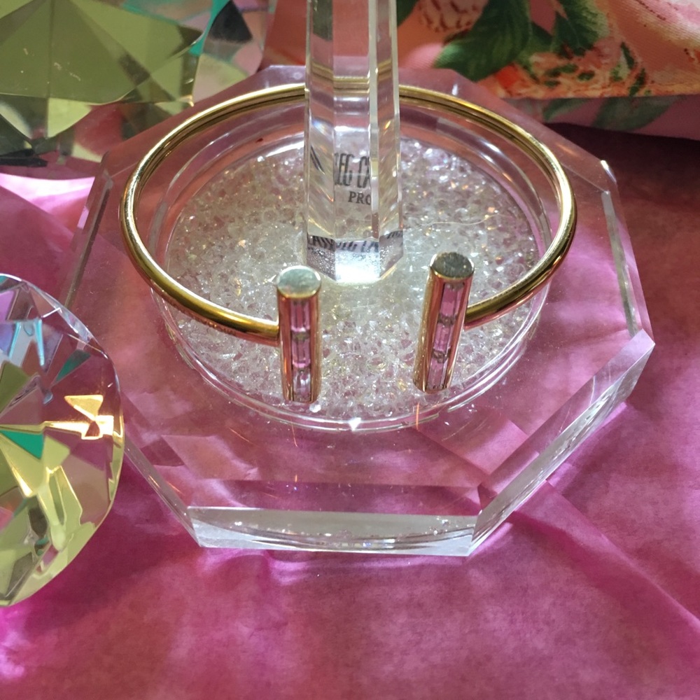 Michael Kors bangle bracelet w/ clear crystals