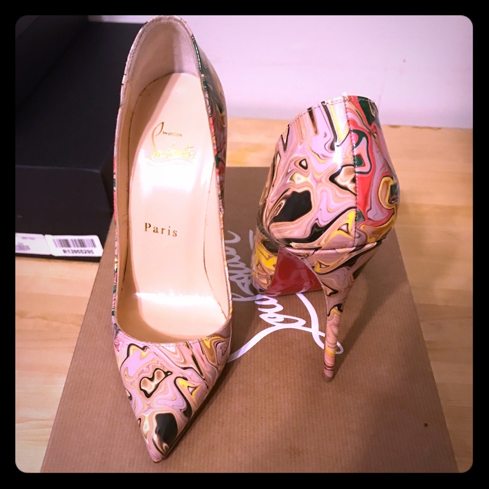 Christian Louboutin multicolor pigalle follies