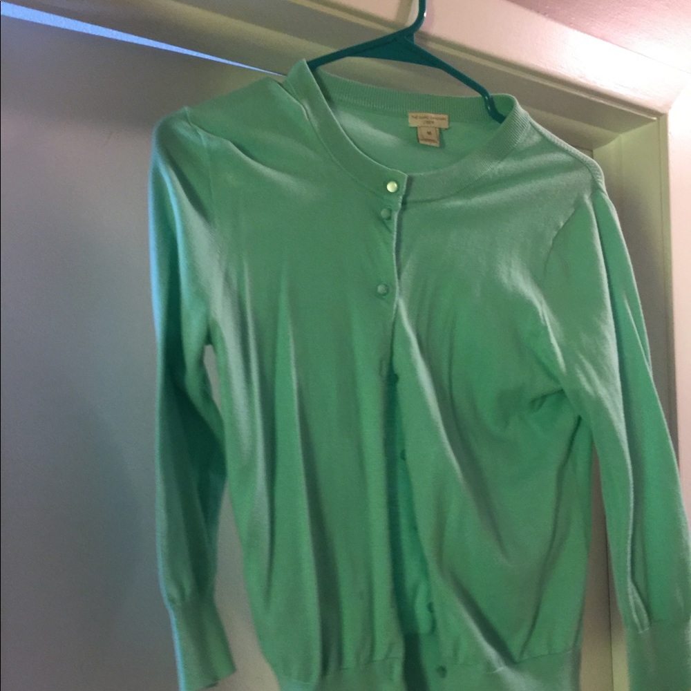 Teal cardigan