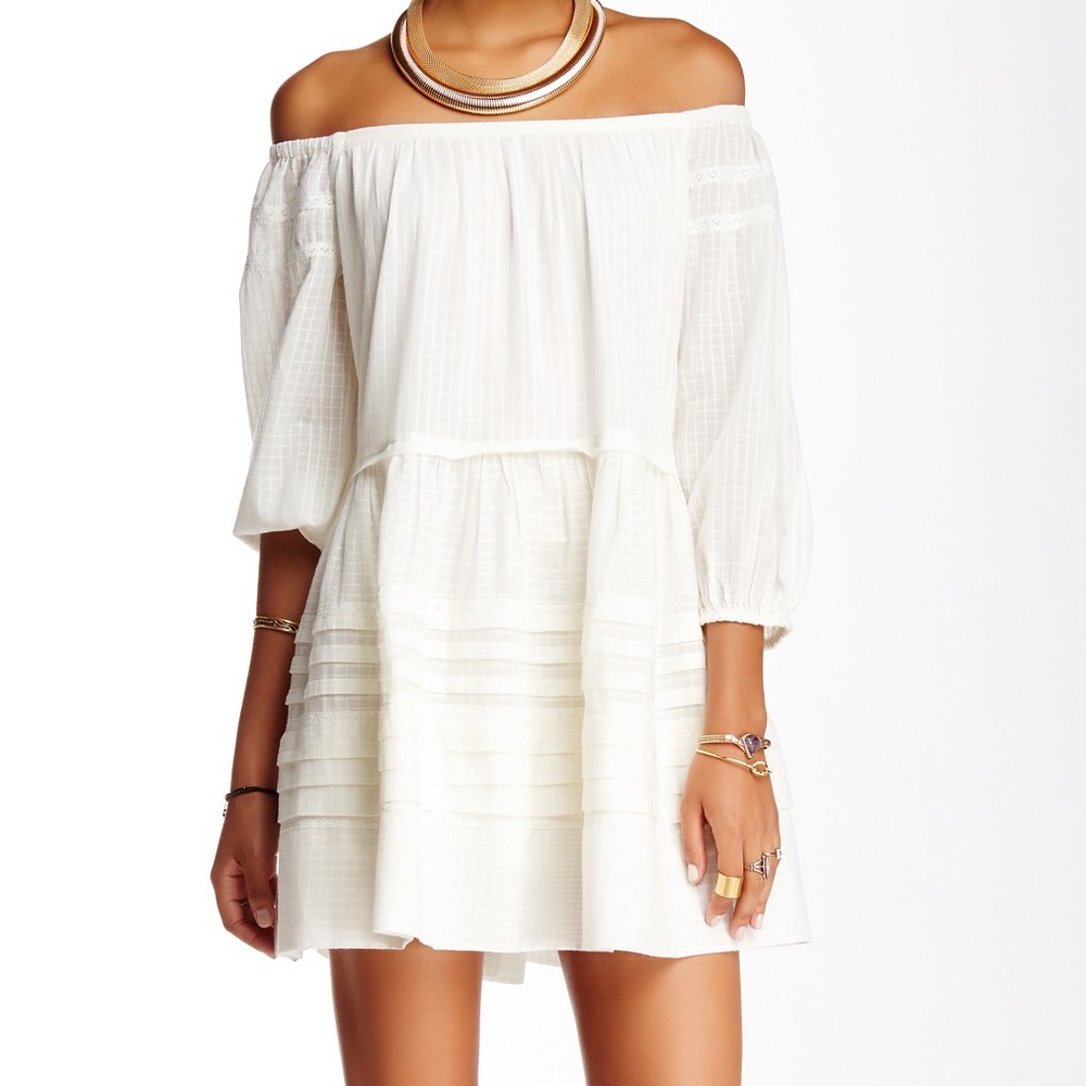 Free People Mini Off Shoulder Dress Candy Shop NWT