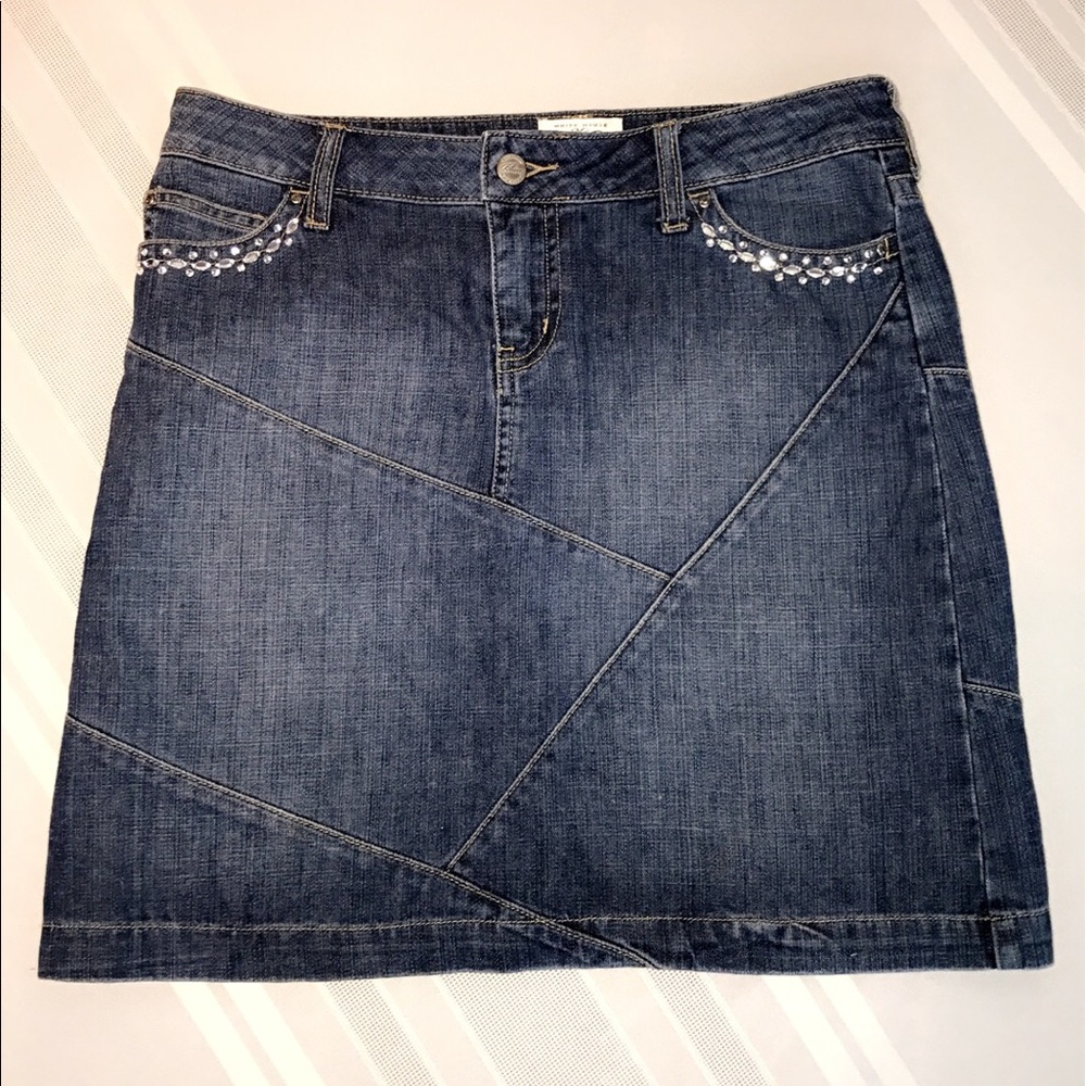 💙💜White House Jean skirt