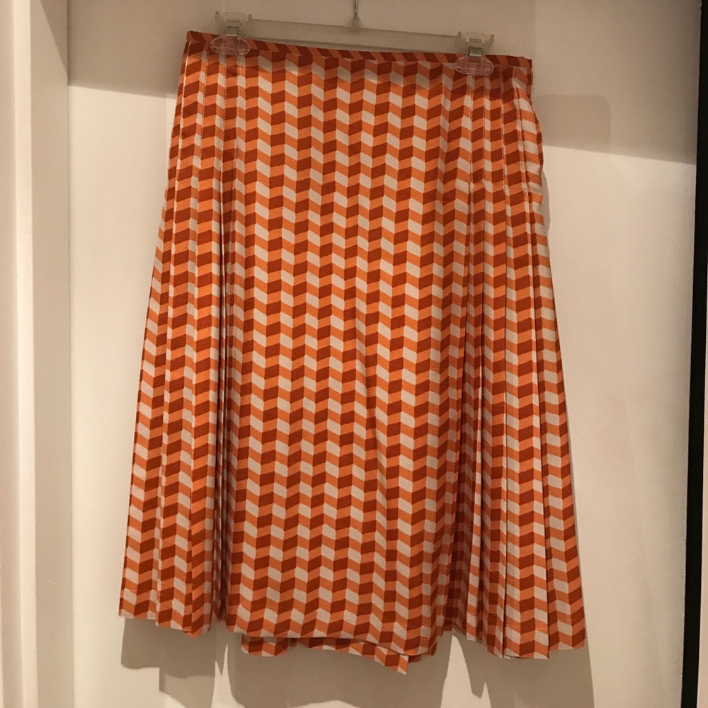 Bottega Veneta patterned pleated skirt