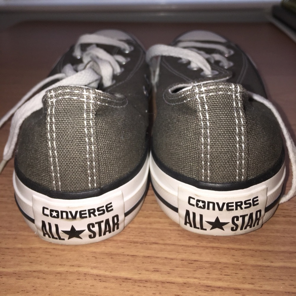 Gray women's converse size 5.5 worn 1x like new