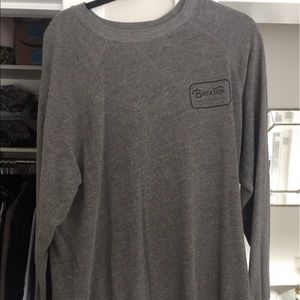 Brixton Grey Pullover Sweater