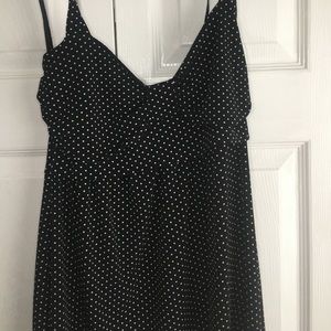 Adorable Polka Dot Flowy Halter Top