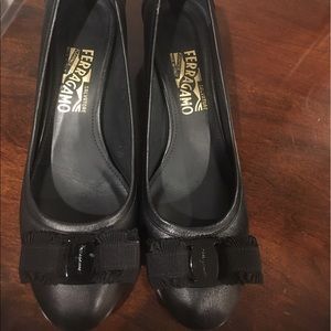 Updated Ferragamo bow shoe
