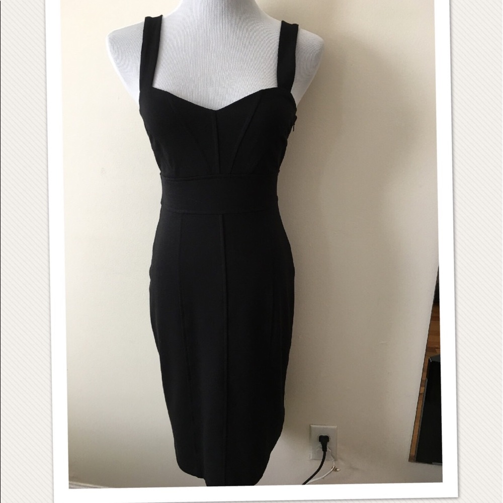 Banana Republic LBD Black Evening Sheath Dress