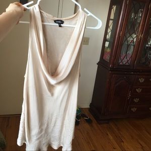 Bebe Silky Scoop Neck Blouse