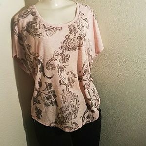 Maurices, XL, Pink, Embellished Tshirt