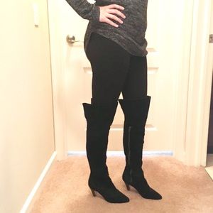 Black Over-The-Knee Boots