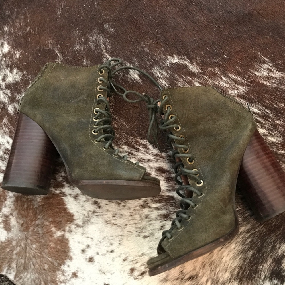 Jeffrey Campbell free love lace up