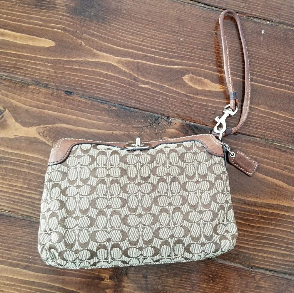 Authentic Coach Clutch