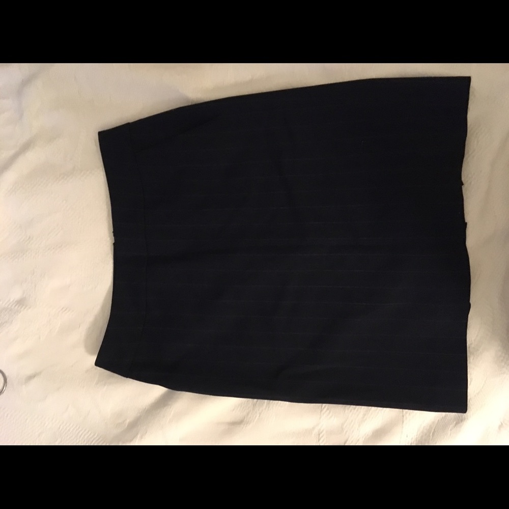 Banana Republic pin stripe midnight blue (almost black) pencil skirt