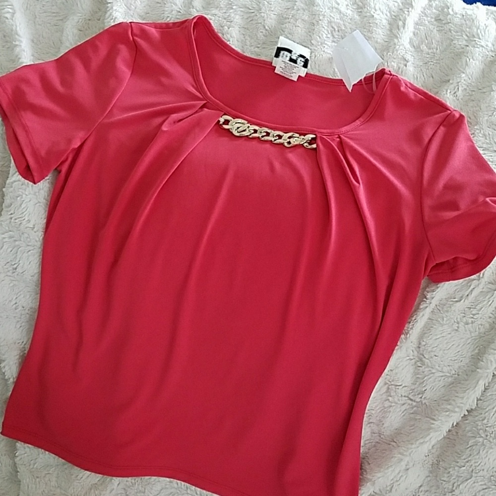 Coral blouse 20% off of bundles