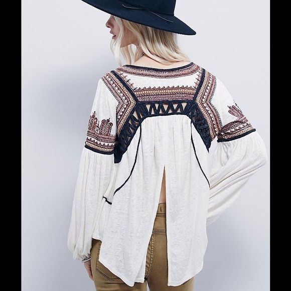 Embroidered free people blouse - Picture 6 of 6