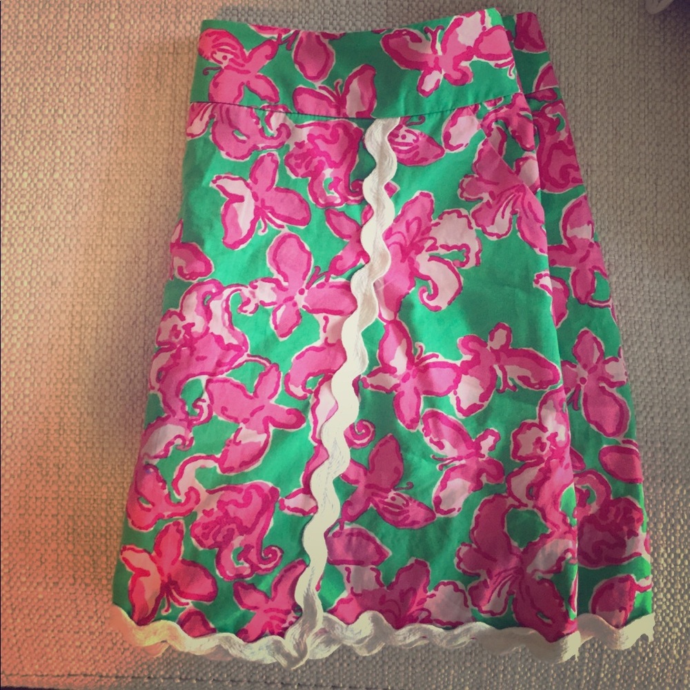 Lilly Pulitzer lilies and butterfly skort