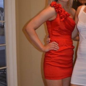 Red homecoming dress
